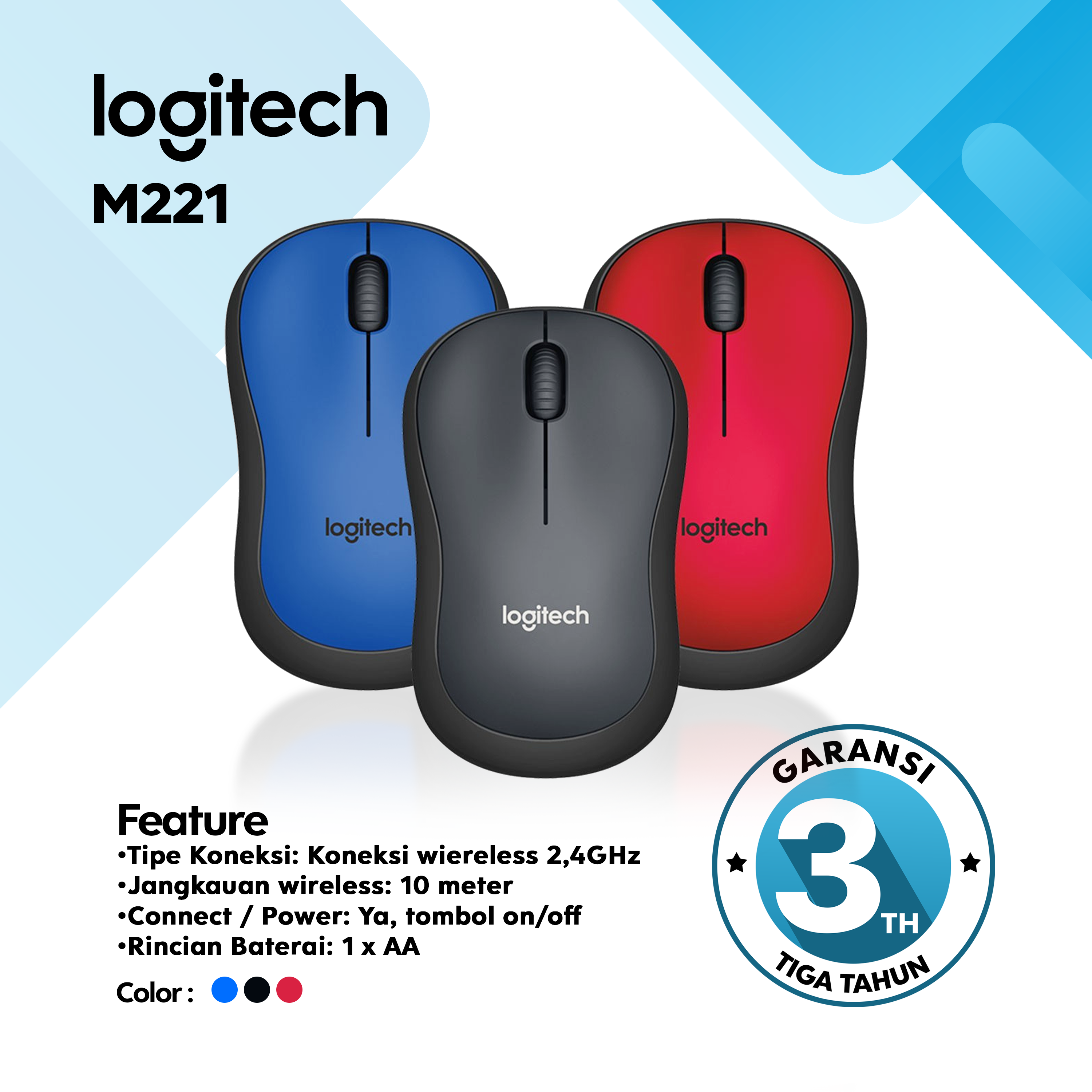 logitech-m221-silent-wireless-mouse-red